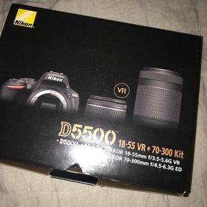 Nikon d5500 with extra lens